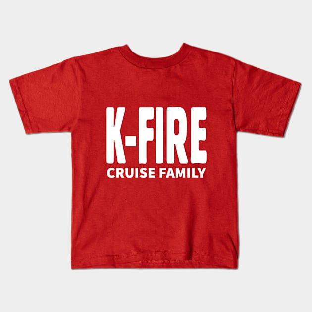 KFIRE FAM LOGO Kids T-Shirt by Fire Family Fun